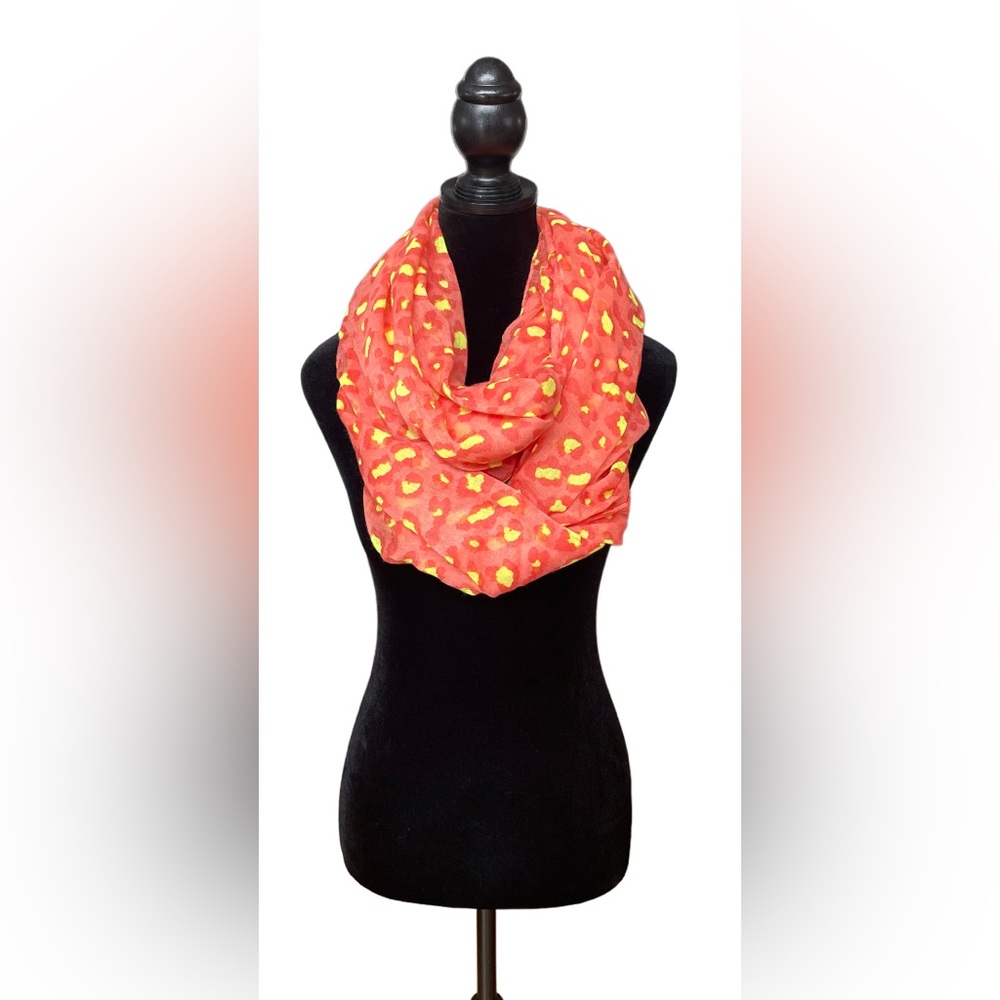Bright Orange and Yellow Scarf